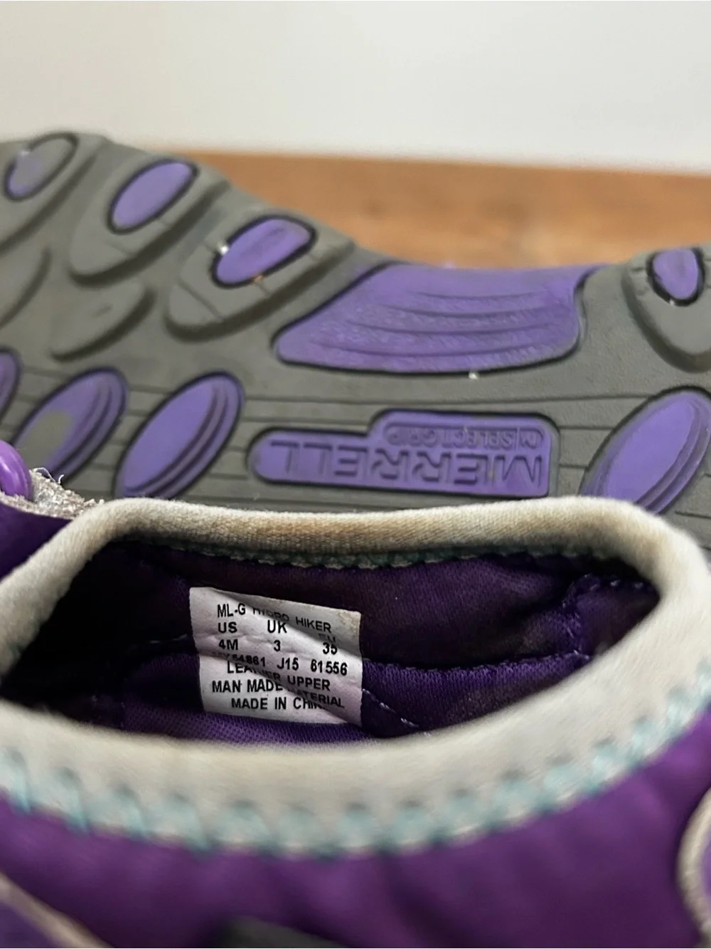 Merrell Kids Purple Blue Outdoor Sandals Size 4